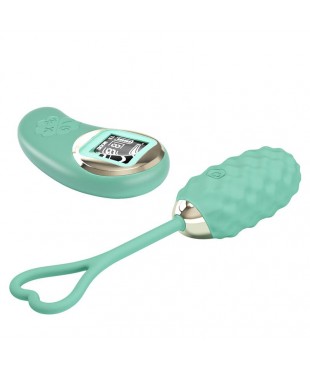 Vivian Huevo Vibrador con Control Remoto Pantalla Digital Verde Vivian Huevo Vibrador con Control Remoto Pantalla Digital Verde