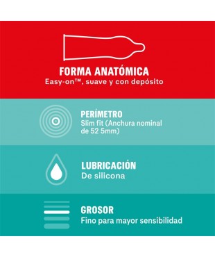 Preservativos Sensitivo Slim Fit 10 ud