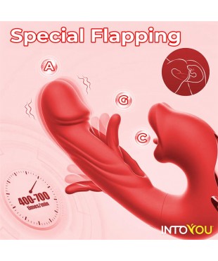 Mouty Vibrador con Funcion de Mordisqueo y Flipping con App