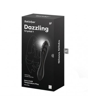 Estimulador de Cristal Dazzling Crystal 1 Hot and Cold Negro