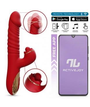 Ascen Vibrador con Thrusting y Waving y APP USB Magnetico