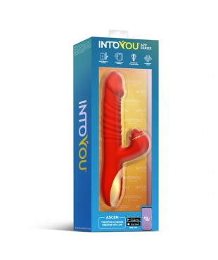 Ascen Vibrador con Thrusting y Waving y APP USB Magnetico