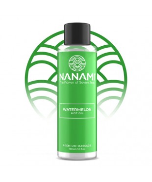 Nanami Aceite de Masaje Efecto Calor Aroma a Sandía 100ml