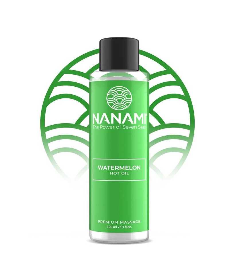 Nanami Aceite de Masaje Efecto Calor Aroma a Sandia 100ml