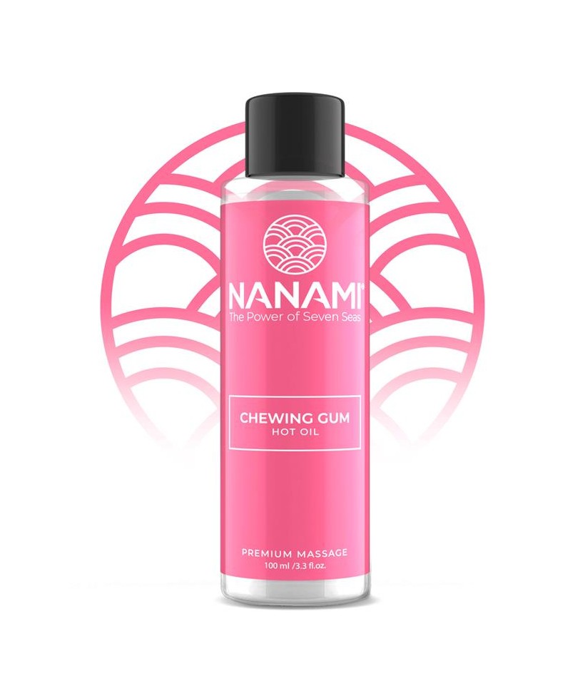 Nanami Aceite de Masaje Efecto Calor Hot Oil Aroma Chicle 100ml