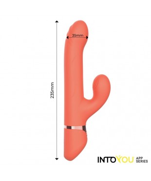 Mindy Vibrador con Anillo de Bolas Up and Down Finger y Pulsacion con APP