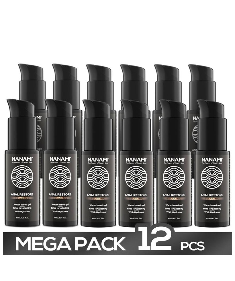 Pack 12 Gel Lubricante a Base de Agua Anal Restore 30ml