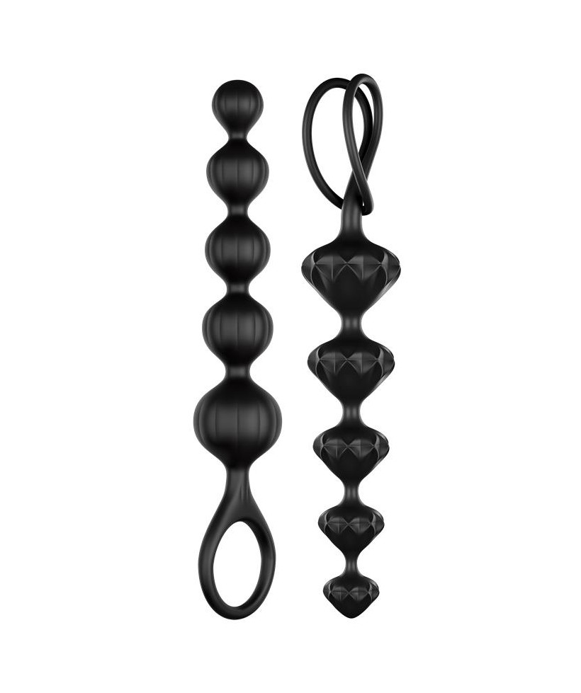 Set 2 Cadenas Anales Color Negro Set 2 Cadenas Anales Color Negro