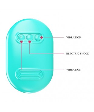 Surprise Box Huevo Vibrador y Pinzas para Pezones con Electro Estimulacion Azul Surprise Box Huevo Vibrador y Pinzas para Pezones con Electro Estimulacion Azul
