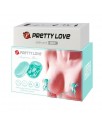 Surprise Box Huevo Vibrador y Pinzas para Pezones con Electro Estimulacion Azul