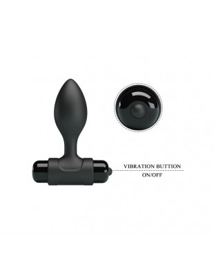 Plug Anal con Vibracion Silciona