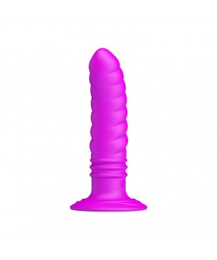 Vibrador Twist Plug Anal Púrpura