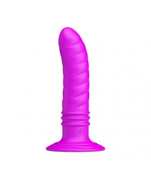 Vibrador Twist Plug Anal Púrpura