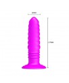 Vibrador Twist Plug Anal Purpura