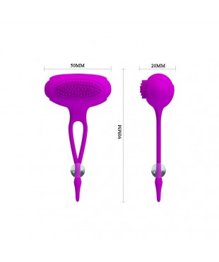 Pretty Love Pinzas para Pezones Bancroft Color Purpura Pretty Love Pinzas para Pezones Bancroft Color Purpura