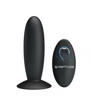 Plug Anal con Control Remoto Color Negro