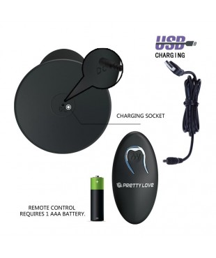 Plug Anal con Control Remoto Color Negro Plug Anal con Control Remoto Color Negro