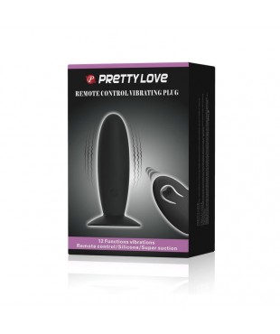 Plug Anal con Control Remoto Color Negro Plug Anal con Control Remoto Color Negro
