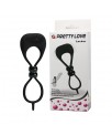 Pretty Love Anillo Vibrador Locker Color Negro