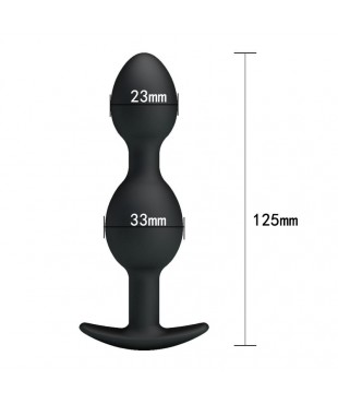 Pretty Love Plug Anal Pesado Color Negro Pretty Love Plug Anal Pesado Color Negro