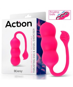 Beany Huevo Vibrador y Entrenador Suelo Pélvico con Empuje