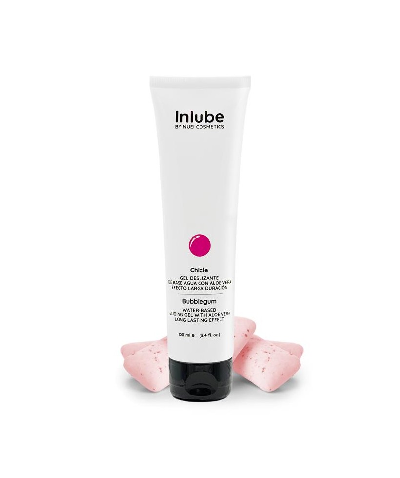 Lubricante a Base de Agua Inlube Sabor Chicle 100 ml