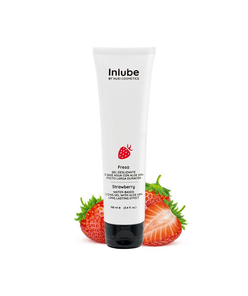 Nuei Lubricante a Base de Agua Inlube Fresa 100 ml