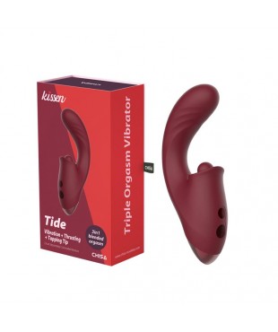 Tide Vibrador con Thrusting y Tapping