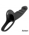 Arnes Strap on con Dildo Hueco Silicona Premium Talla L Negro