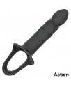 Arnes Strap on con Dildo Hueco Silicona Premium Talla L Negro