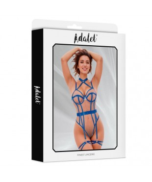 Killye Teddy de Malla con Tiras con Ligas Azul