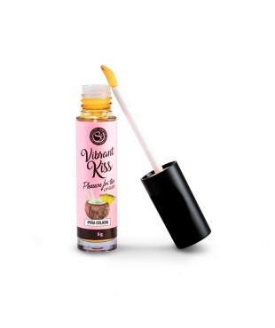 Lip Gloss Vibrant Kiss Sabor Piña Colada