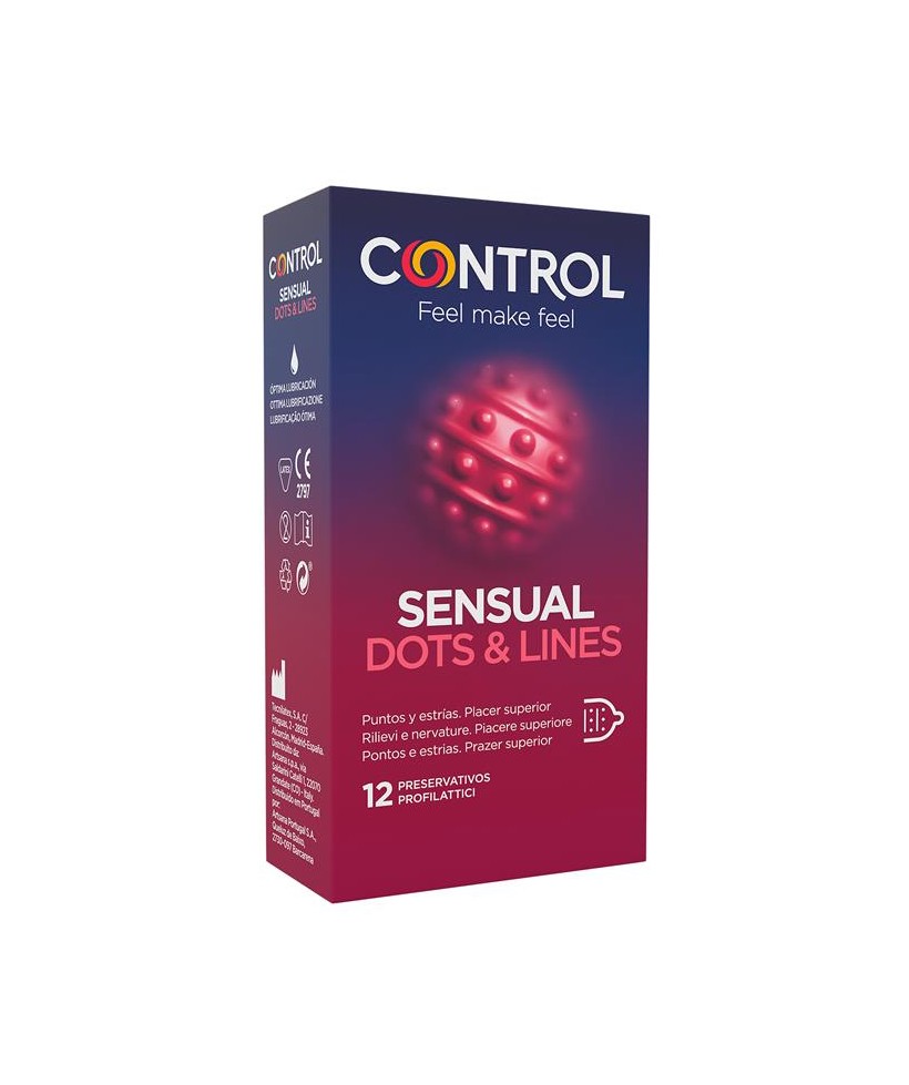 Sensual Dots Lines Punteados 12 uds