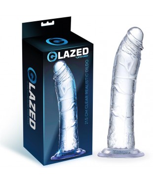 Dildo Realista Material Cristalino 21,5 cm