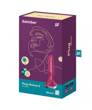 Plug ilicious 2 Plug Anal con Vibracion con Satisfyer Connect App Berry Plug ilicious 2 Plug Anal con Vibracion con Satisfyer Connect App Berry