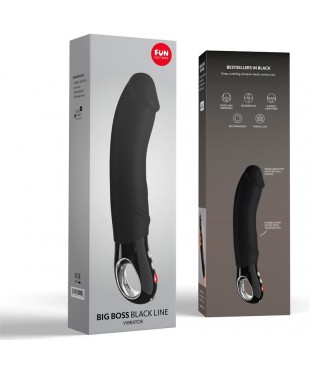Vibrador XXL Big Boss Black Vibrador XXL Big Boss Black
