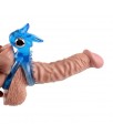 Anillo Vibrador para el Pene The Tongue Azul