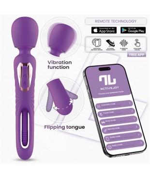 Salma Masajeador con Flipping Tongue y Vibración con App
