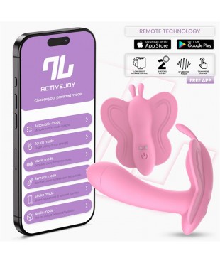 Wingy Estimulador Mariposa con APP Rosa