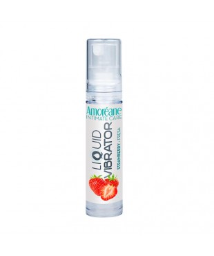 Vibrador Líquido Base Agua Fresa 10 ml