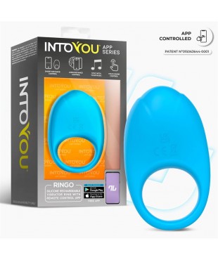 Ringo Anillo Vibrador con APP Unibody Azul