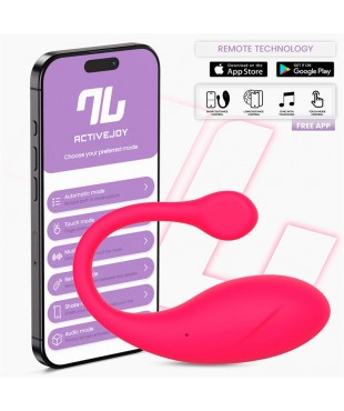 Bulby Huevo Vibrador con APP Rosa Intenso