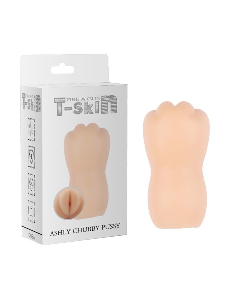 Masturbador Ashly Chubby Vagina T Skin 133 cm Natural