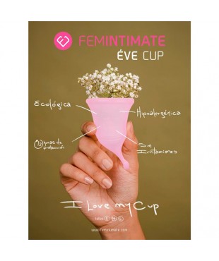 Copa Menstrual Eve Talla L Silicona Rosa
