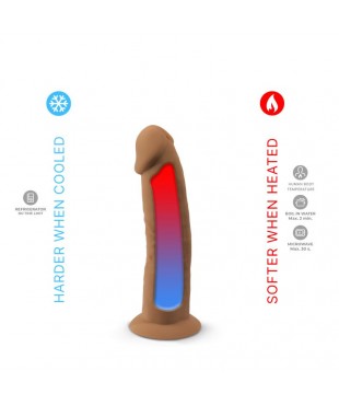 Dildo Dual Density Mod 2 6 Caramel