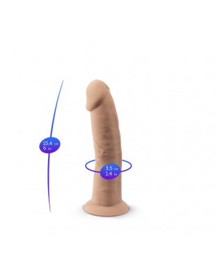 Dildo Dual Density Silicone Mod 2 6