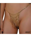 Samira Tanga Dorado Talla unica