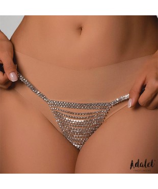 Naia Tanga Plateado Talla Única