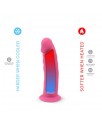 Dildo Dual Density Brilla en la Oscuridad Mod 6