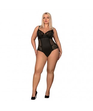 Amallie Bodysuit con Encaje Negro